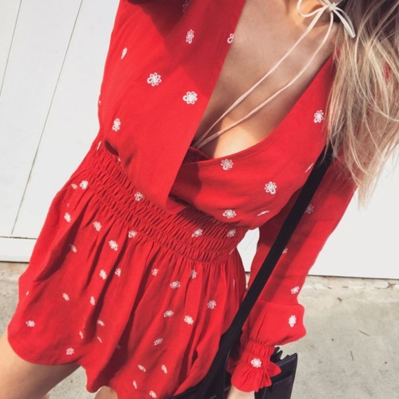 For Love And Lemons Dresses & Skirts - For Love & Lemons Chiquita Long Sleeve Mini Dress